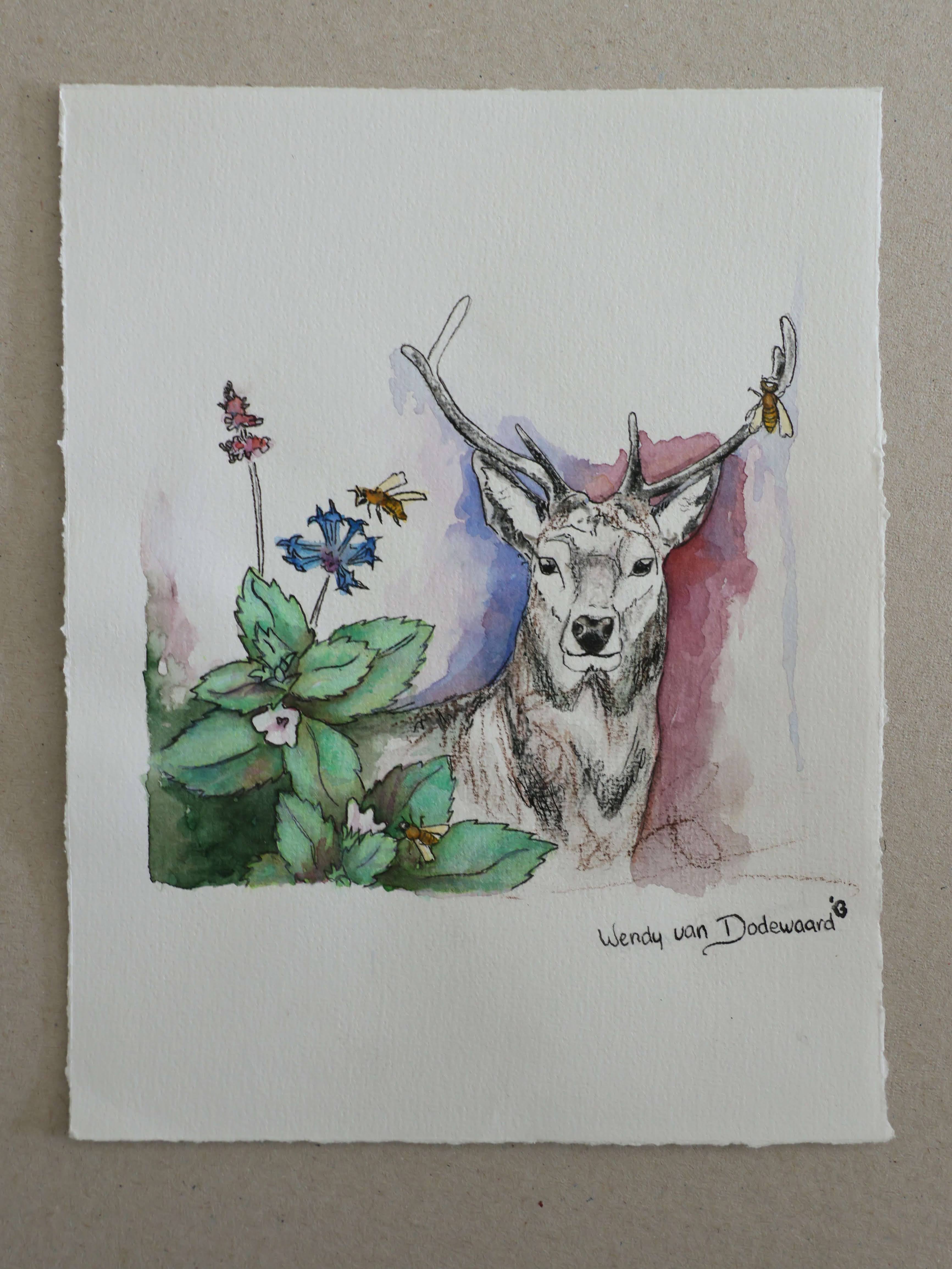 "Deer on Mountain of Spices"