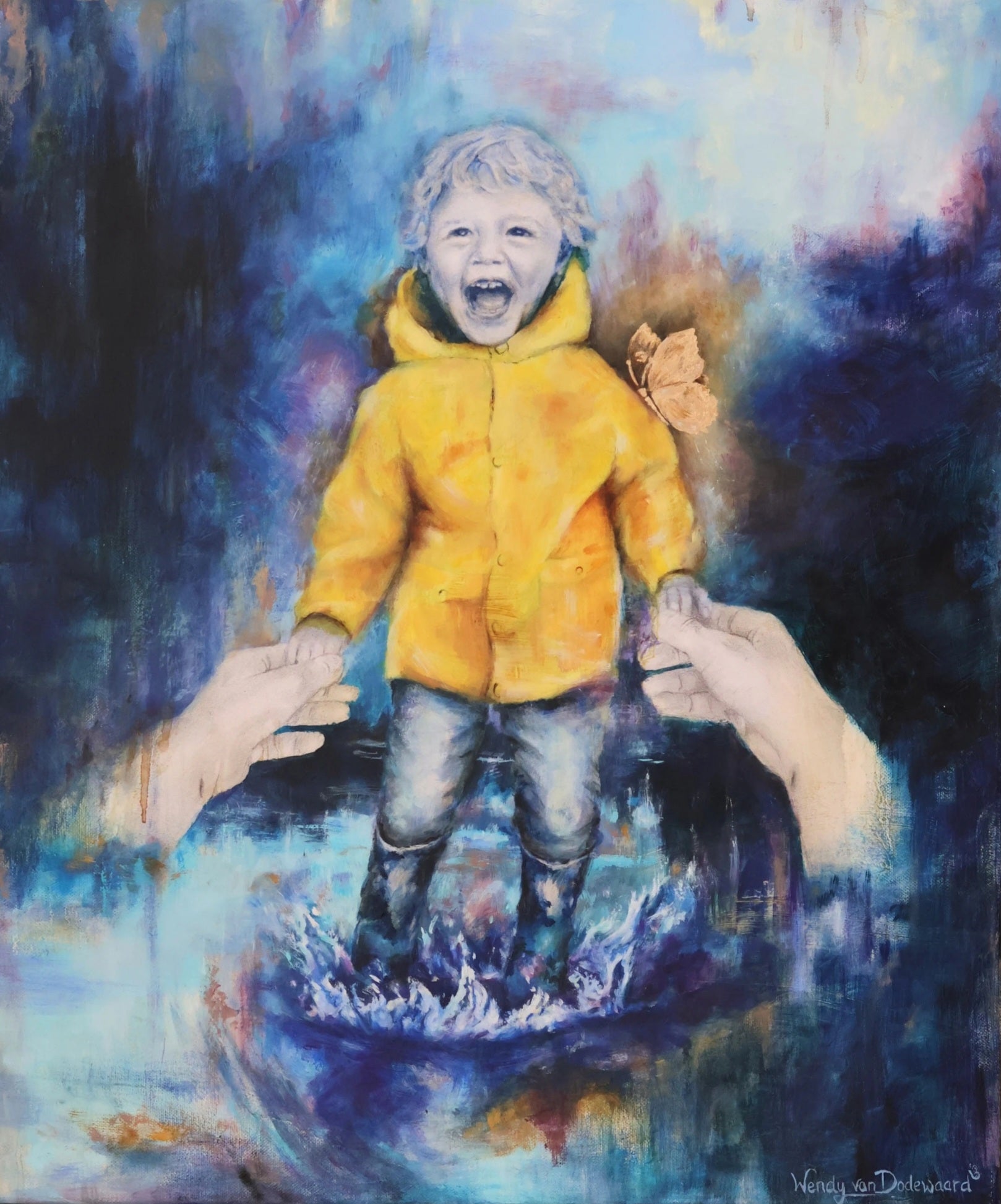 "Jumping into Joy" Art Print