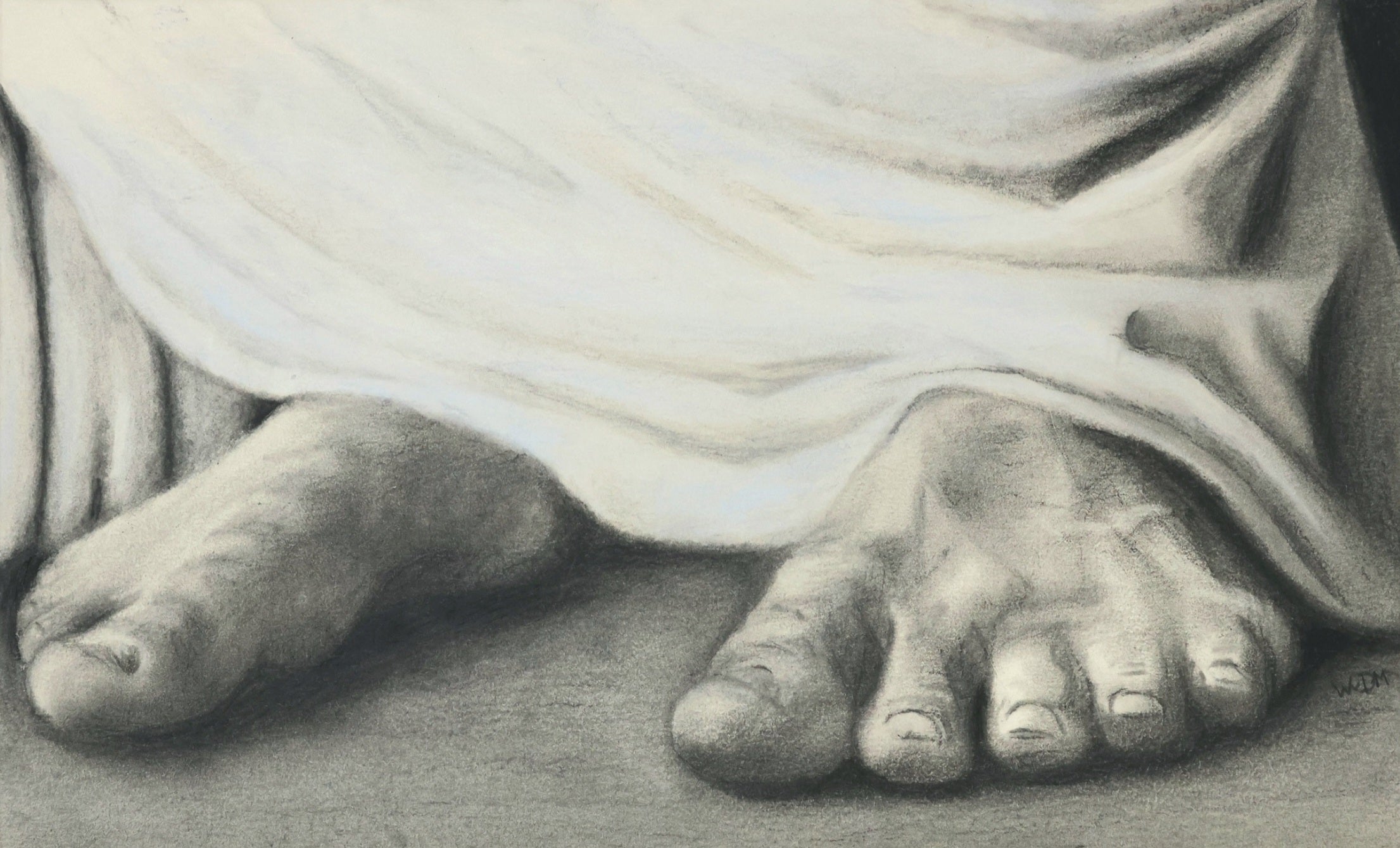 "At the feet of Jesus" Art Print