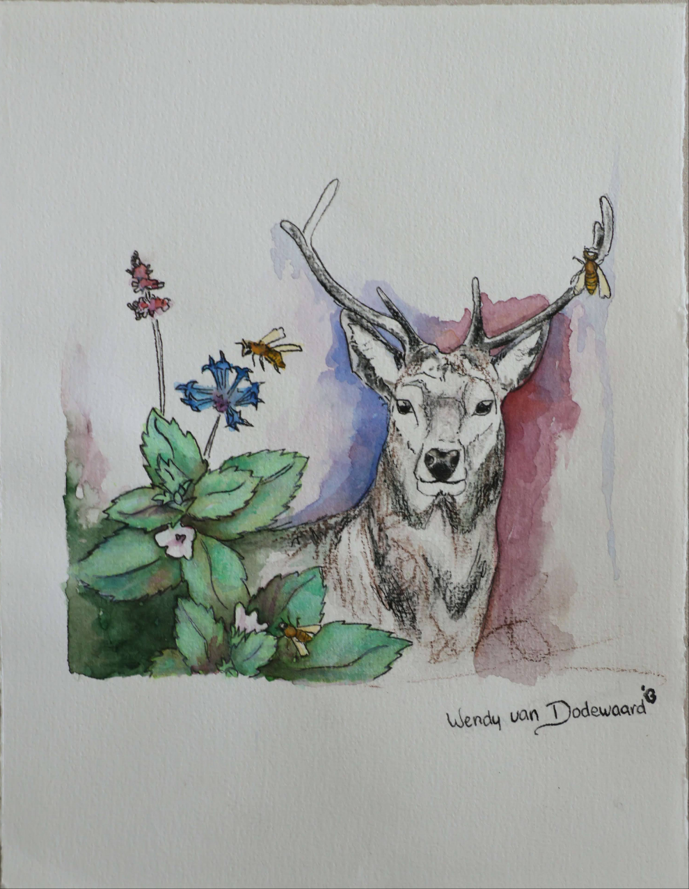 "Deer on Mountain of Spices"