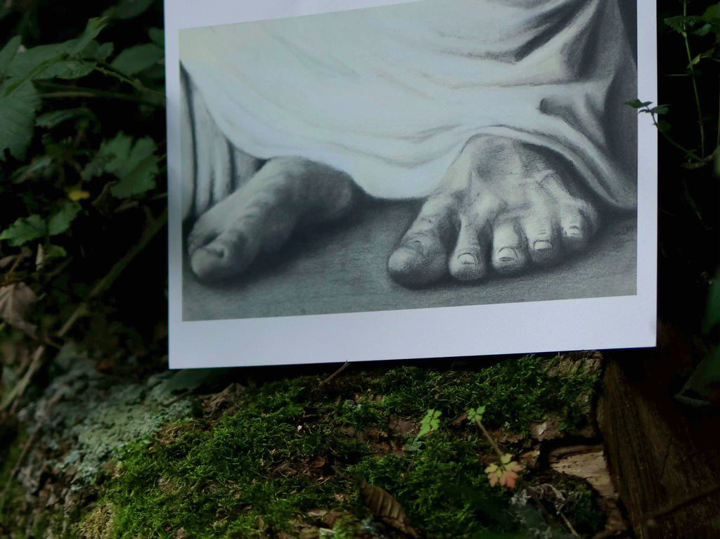 "At the feet of Jesus" Art Print