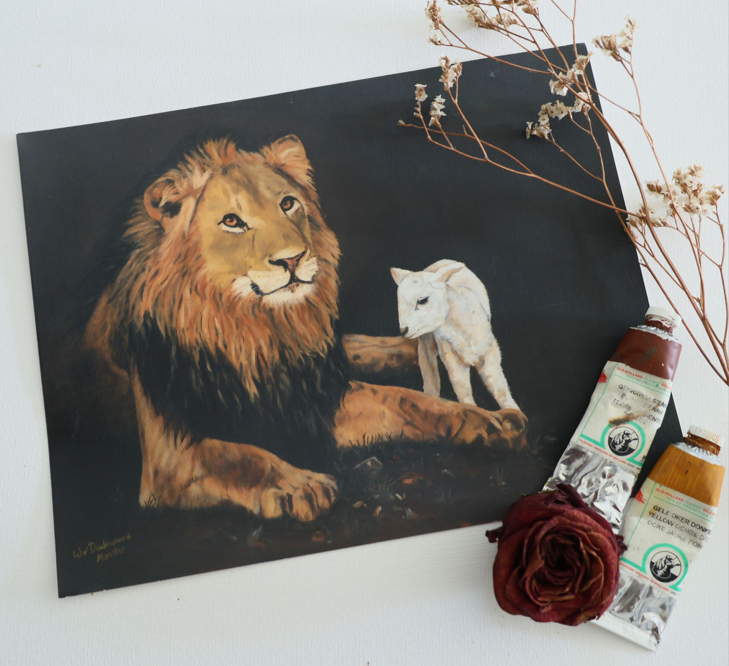 "Lion and the Lamb" Fine Art Print